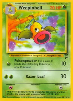 Pokémon-Karte Weepinbell 064/130