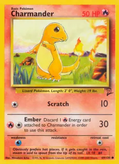 Pokémon-Karte Charmander 069/130