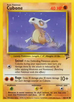 Pokémon-Karte Cubone 070/130