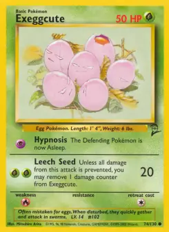 Pokémon-Karte Exeggcute 074/130