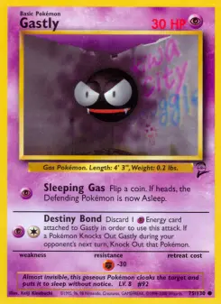 Pokémon-Karte Gastly 075/130