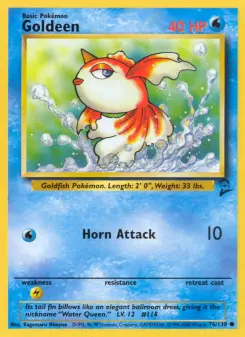 Pokémon-Karte Goldeen 076/130