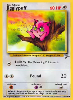 Pokémon-Karte Jigglypuff 077/130