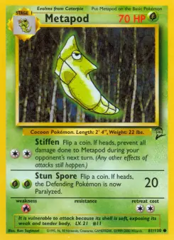 Pokémon-Karte Metapod 081/130