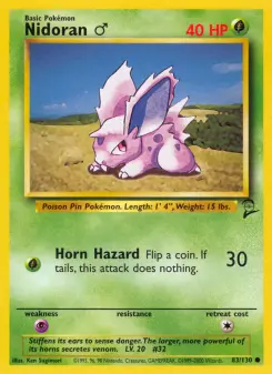 Pokémon-Karte Nidoran♂ 083/130