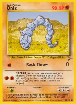 Pokémon-Karte Onix 084/130