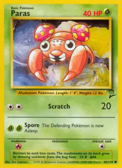 Pokémon-Karte Paras 085/130