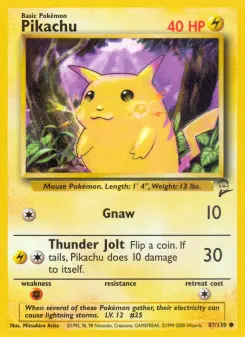 Pokémon-Karte Pikachu 087/130