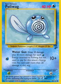 Pokémon-Karte Poliwag 088/130