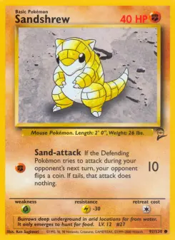 Pokémon-Karte Sandshrew 091/130