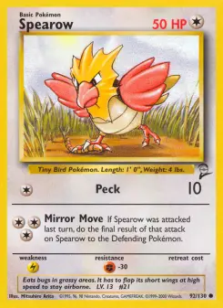 Pokémon-Karte Spearow 092/130