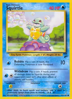 Pokémon-Karte Squirtle 093/130