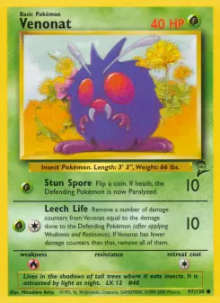 Pokémon-Karte Venonat 097/130