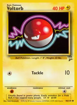 Pokémon-Karte Voltorb 098/130