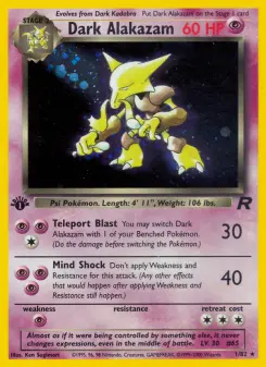Pokémon-Karte Dark Alakazam 001/082