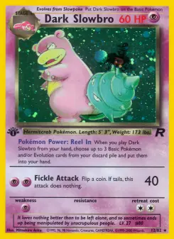 Pokémon-Karte Dark Slowbro 012/082