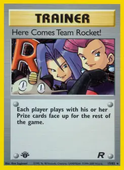 Pokémon-Karte Here Comes Team Rocket! 015/082