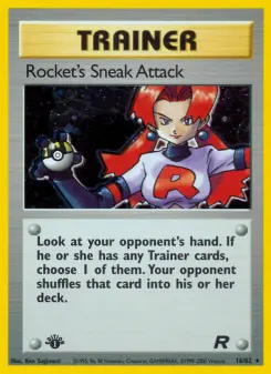 Pokémon-Karte Rocket's Sneak Attack 016/082