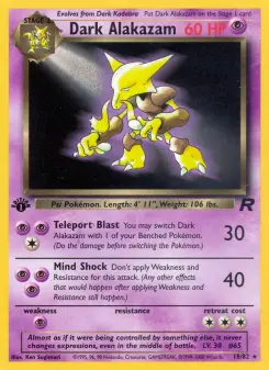 Pokémon-Karte Dark Alakazam 018/082