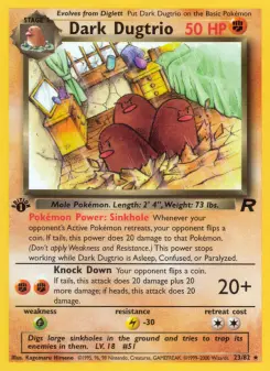 Pokémon-Karte Dark Dugtrio 023/082