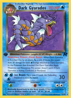 Pokémon-Karte Dark Gyarados 025/082