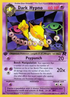 Pokémon-Karte Dark Hypno 026/082
