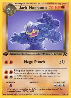 Pokémon-Karte Dark Machamp 027/082