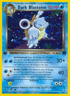Pokémon-Karte Dark Blastoise 003/082