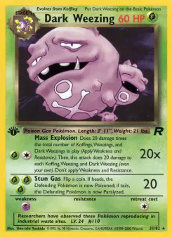 Pokémon-Karte Dark Weezing 031/082