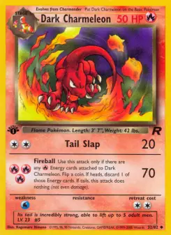 Pokémon-Karte Dark Charmeleon 032/082