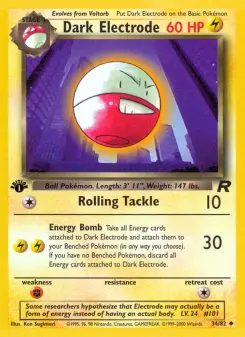 Pokémon-Karte Dark Electrode 034/082