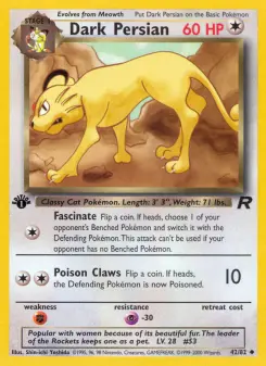 Pokémon-Karte Dark Persian 042/082