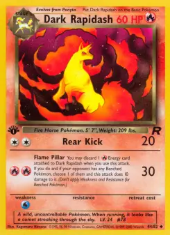 Pokémon-Karte Dark Rapidash 044/082