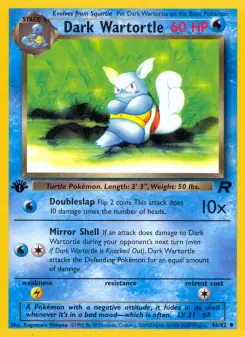 Pokémon-Karte Dark Wartortle 046/082