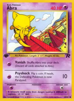 Pokémon-Karte Abra 049/082