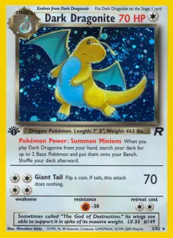 Pokémon-Karte Dark Dragonite 005/082