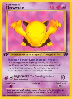 Pokémon-Karte Drowzee 054/082