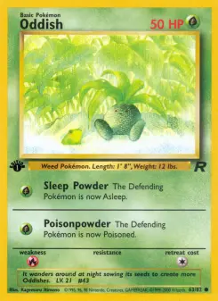 Pokémon-Karte Oddish 063/082