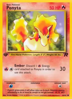 Pokémon-Karte Ponyta 064/082