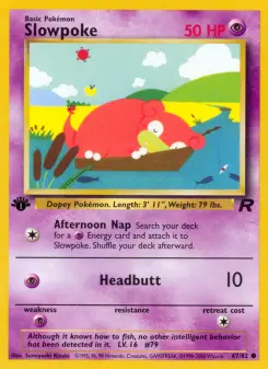 Pokémon-Karte Slowpoke 067/082