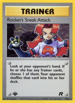 Pokémon-Karte Rocket's Sneak Attack 072/082