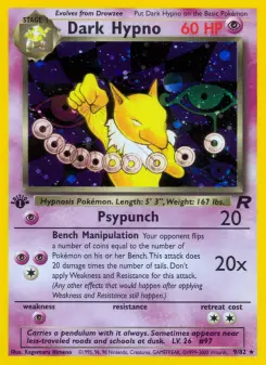 Pokémon-Karte Dark Hypno 009/082