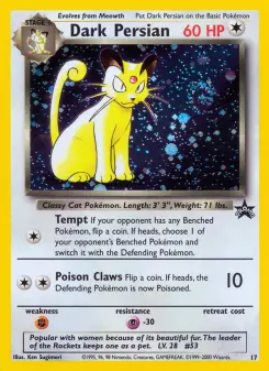 Pokémon-Karte Dunkles Snobilikat 017/053