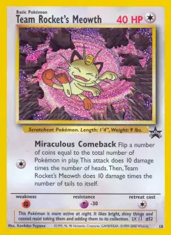 Pokémon-Karte Team Rockets Mauzi 018/053