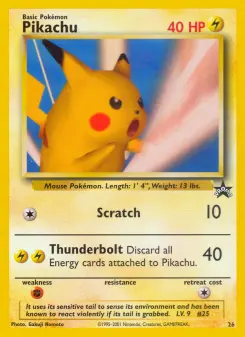 Pokémon-Karte Pikachu 026/053