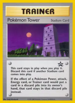Pokémon-Karte Pokémon Tower 042/053