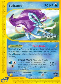 Pokémon-Karte Suicune 053/053