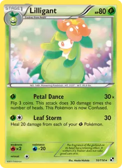 Pokémon-Karte Lilligant 010/114