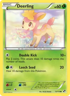 Pokémon-Karte Deerling 013/114
