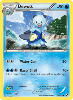 Pokémon-Karte Dewott 029/114